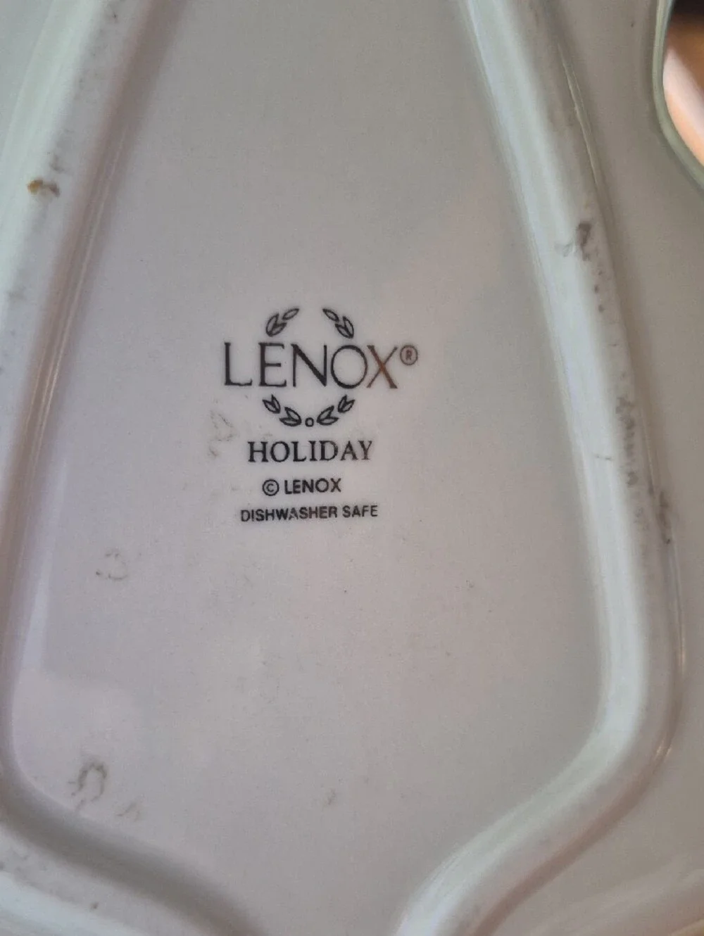Lenox Holiday Holly Tree Candy Dish